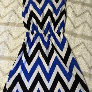 New Year’s Eve Chevron Dress